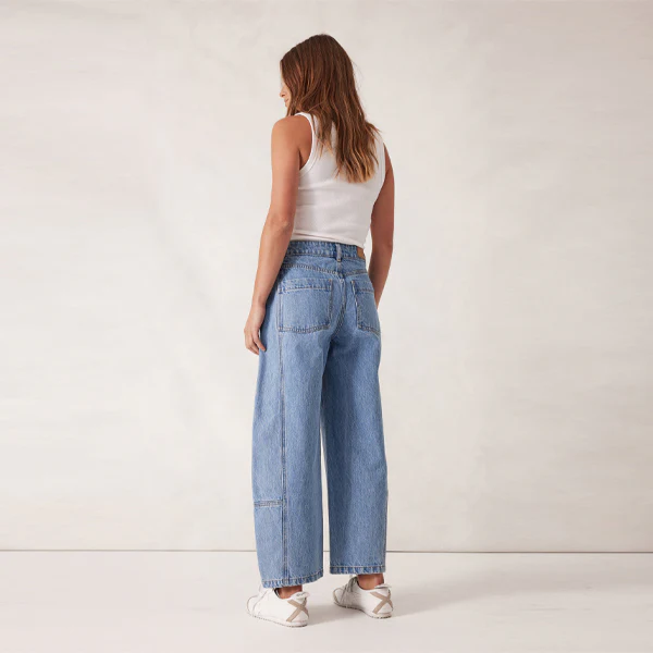 Demi Barrel Jean - Vintage Blue - Image 4