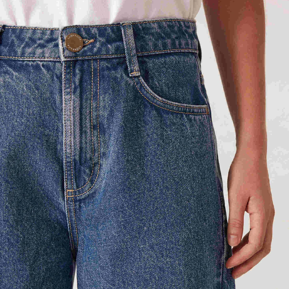 Maggie Tapered Barrel Jean - Fresh Indigo - Image 4