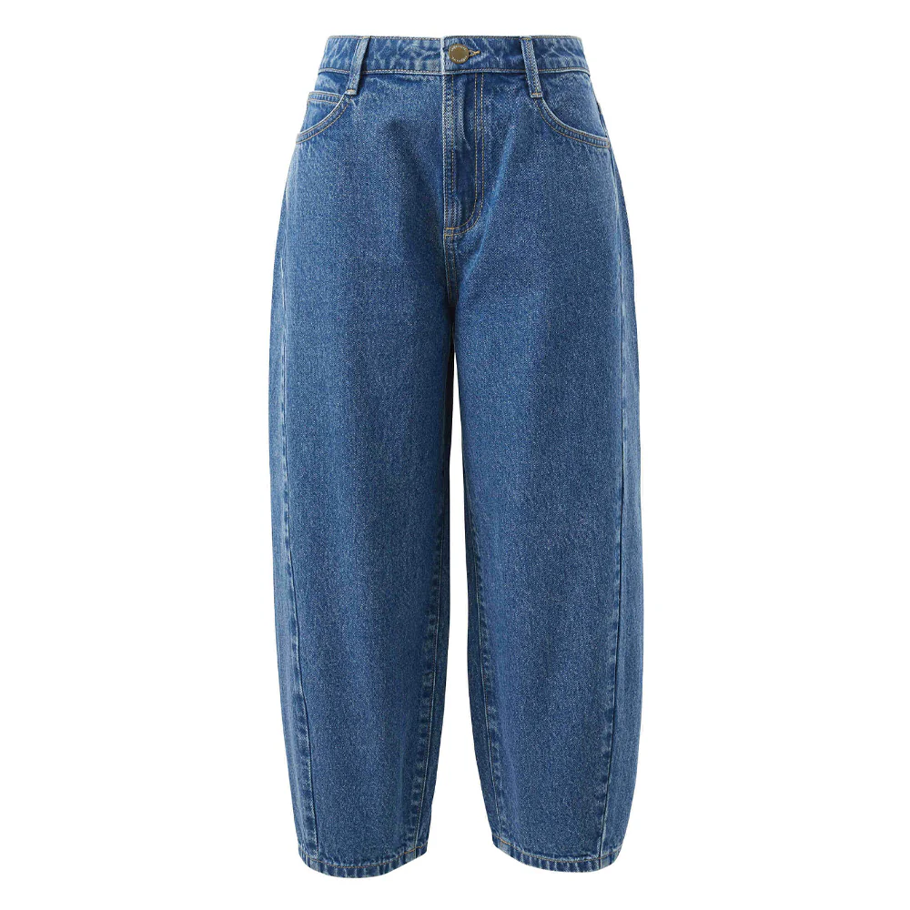 Maggie Tapered Barrel Jean - Fresh Indigo - Image 6