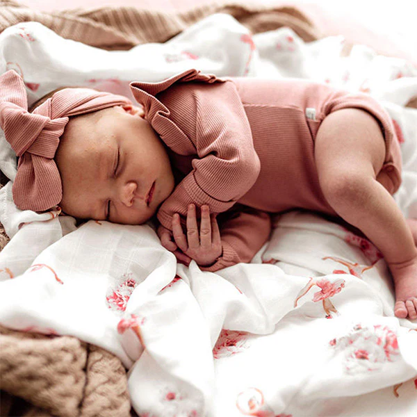 Ribbed Topknot - Rose - Image 3